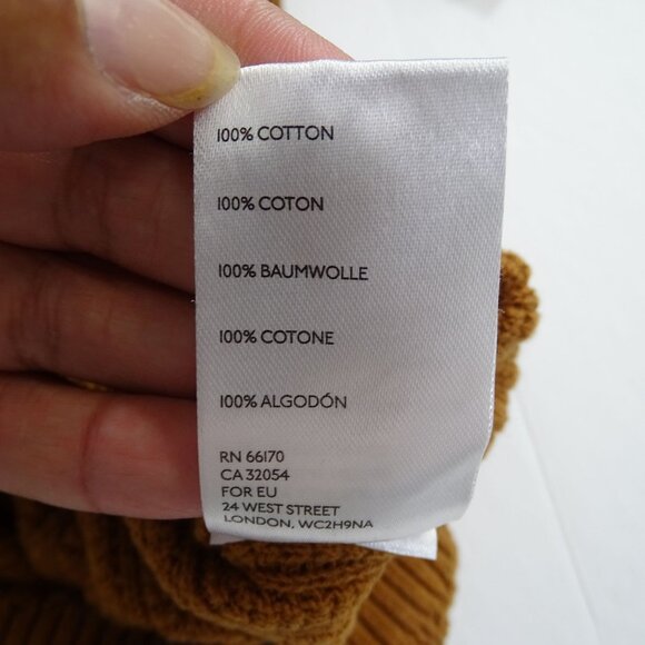 Standard Cloth Brown Button Up Knit Shirt Sweater Men Size M Short Sleeve - Picture 6 of 11